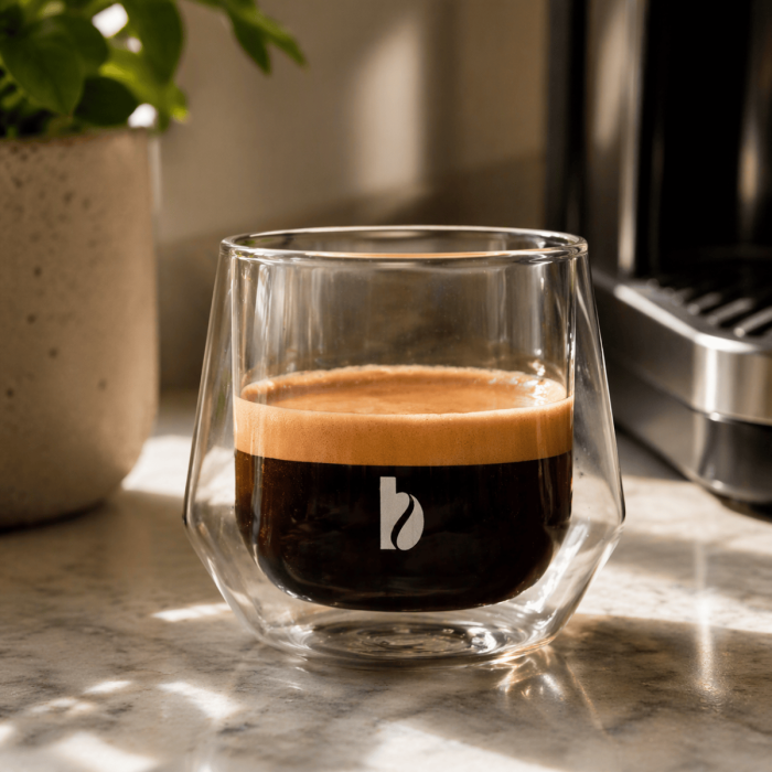 Barcaffè esspresso staklena skodelica