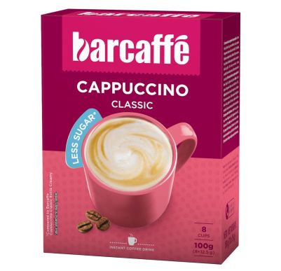 Barcaffè cappuccino less sugar