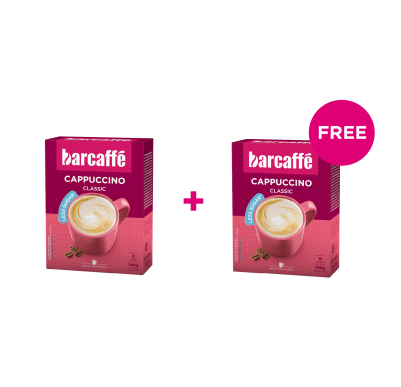 Barcaffè cappuccino less sugar 1+1 gratis