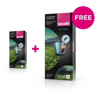 Barcaffè Flora 1+1 Gratis