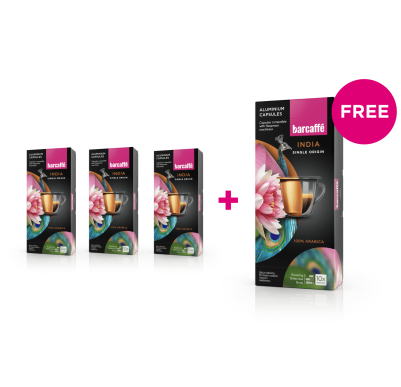 Barcaffè India 3+1 Gratis