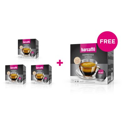 Barcaffè Espresso Intenso 3+1 Gratis