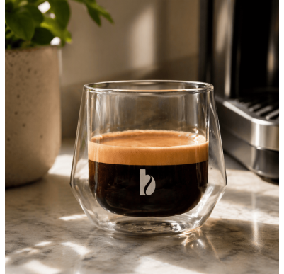 Barcaffè esspresso staklena skodelica