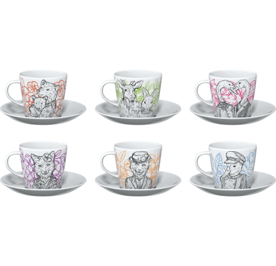 ARTIST EDITION set skodelic za TURŠKO KAVO 200ml