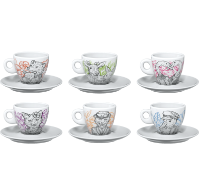 ARTIST EDITION set ESPRESSO skodelic 65ml