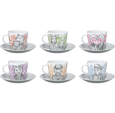 ARTIST EDITION set skodelic za TURŠKO KAVO 200ml