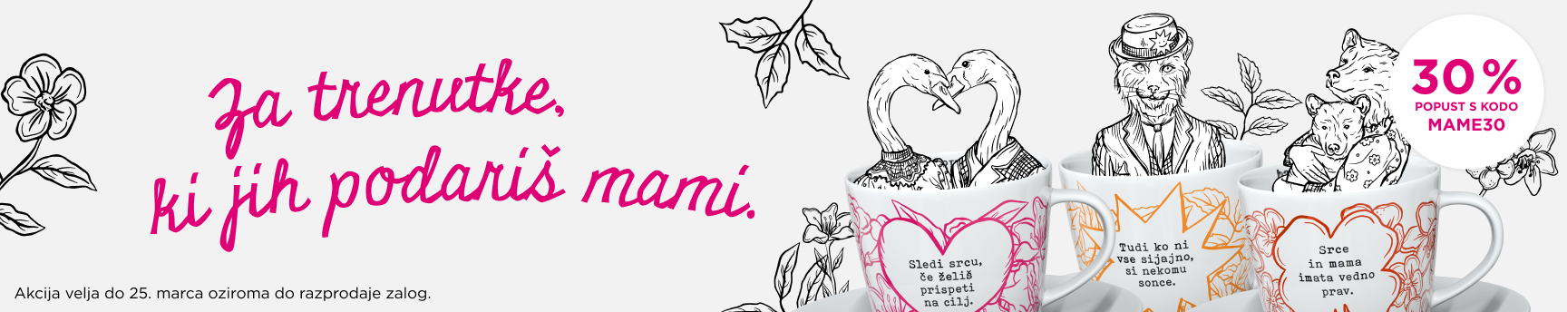 Za trenutke, ki jih podariš mami