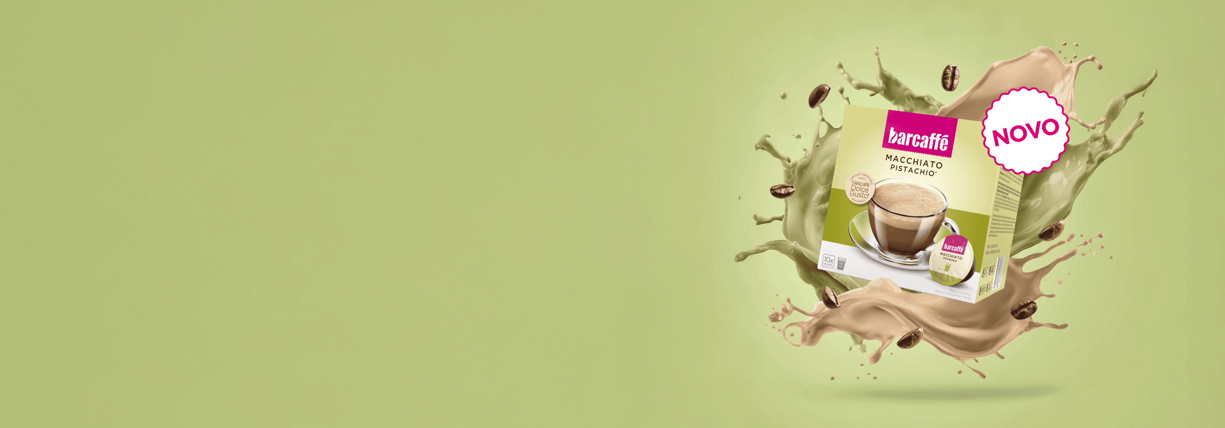 NOVO: Barcaffè Macchiato Pistachio